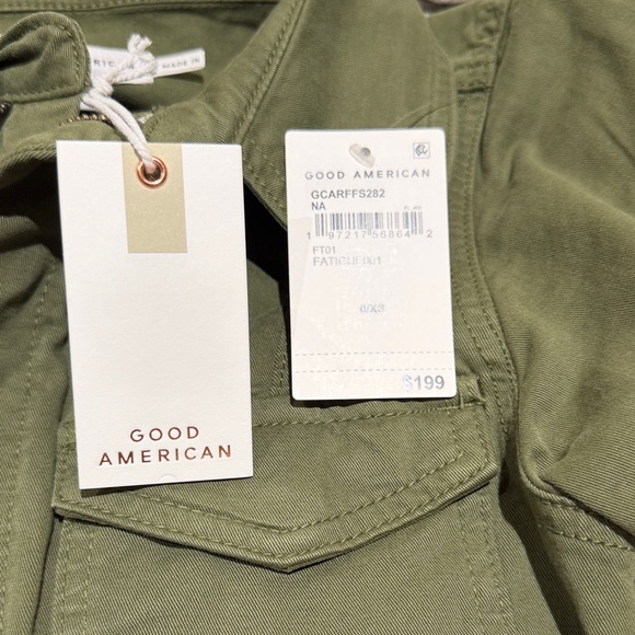 Good American Fit for Success Utility Khaki Jumpsuit - Picture 7 of 7